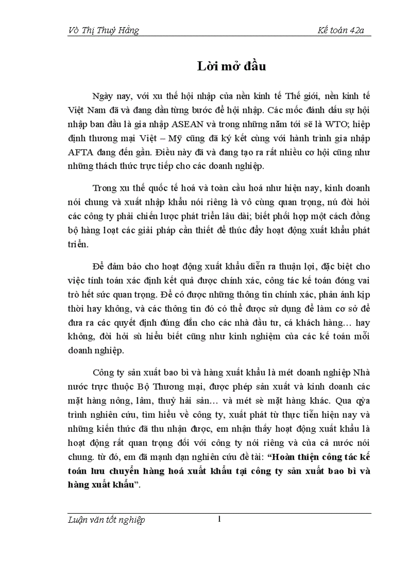 image for page Hoàn thiện công tác kế toán lưu chuyển hàng hoá xuất khẩu tại công ty sản xuất bao bì và hàng xuất khẩu