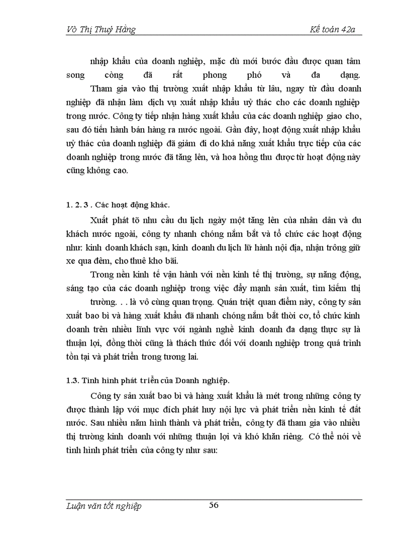 image for page Hoàn thiện công tác kế toán lưu chuyển hàng hoá xuất khẩu tại công ty sản xuất bao bì và hàng xuất khẩu