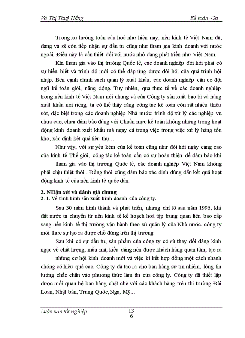 image for page Hoàn thiện công tác kế toán lưu chuyển hàng hoá xuất khẩu tại công ty sản xuất bao bì và hàng xuất khẩu
