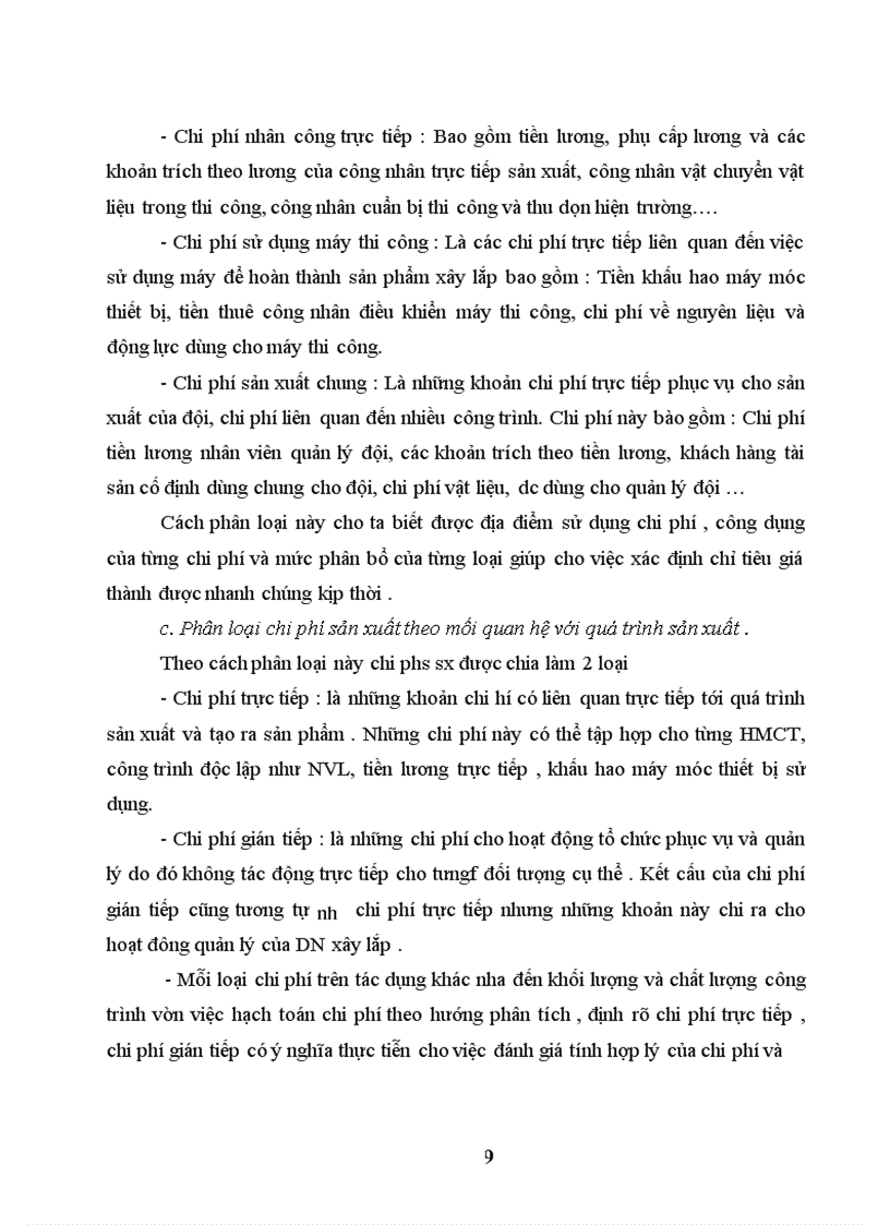 image for page Hoàn thiện hạch toán chi phí sản xuất và tính giá thành sản phẩm xây lắp ở Công ty Hương Giang -Bộ Quóc Phòng