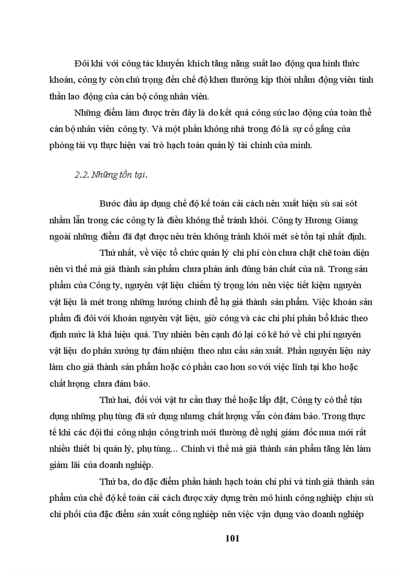 image for page Hoàn thiện hạch toán chi phí sản xuất và tính giá thành sản phẩm xây lắp ở Công ty Hương Giang -Bộ Quóc Phòng