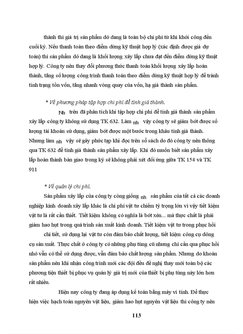 image for page Hoàn thiện hạch toán chi phí sản xuất và tính giá thành sản phẩm xây lắp ở Công ty Hương Giang -Bộ Quóc Phòng