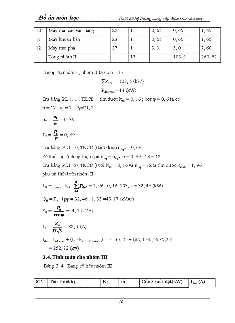 image for page Thiết kế hệ thống cung cấp điện cho nhà máy