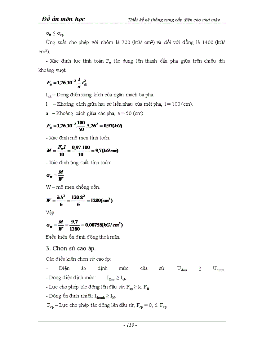 image for page Thiết kế hệ thống cung cấp điện cho nhà máy