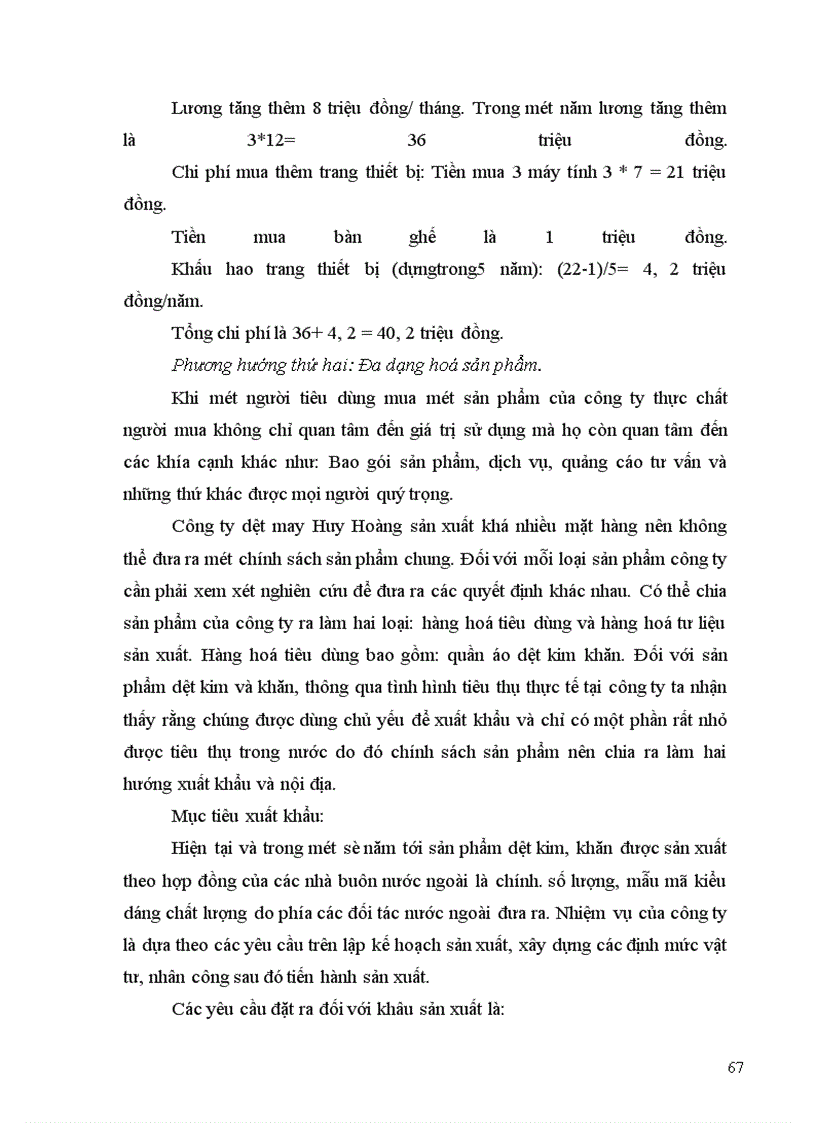 image for page Nghiên cứu các giải pháp nhằm phát triển thị trường tiêu thụ sản phẩm của Công ty dệt may xuất nhập khẩu Huy Hoàng