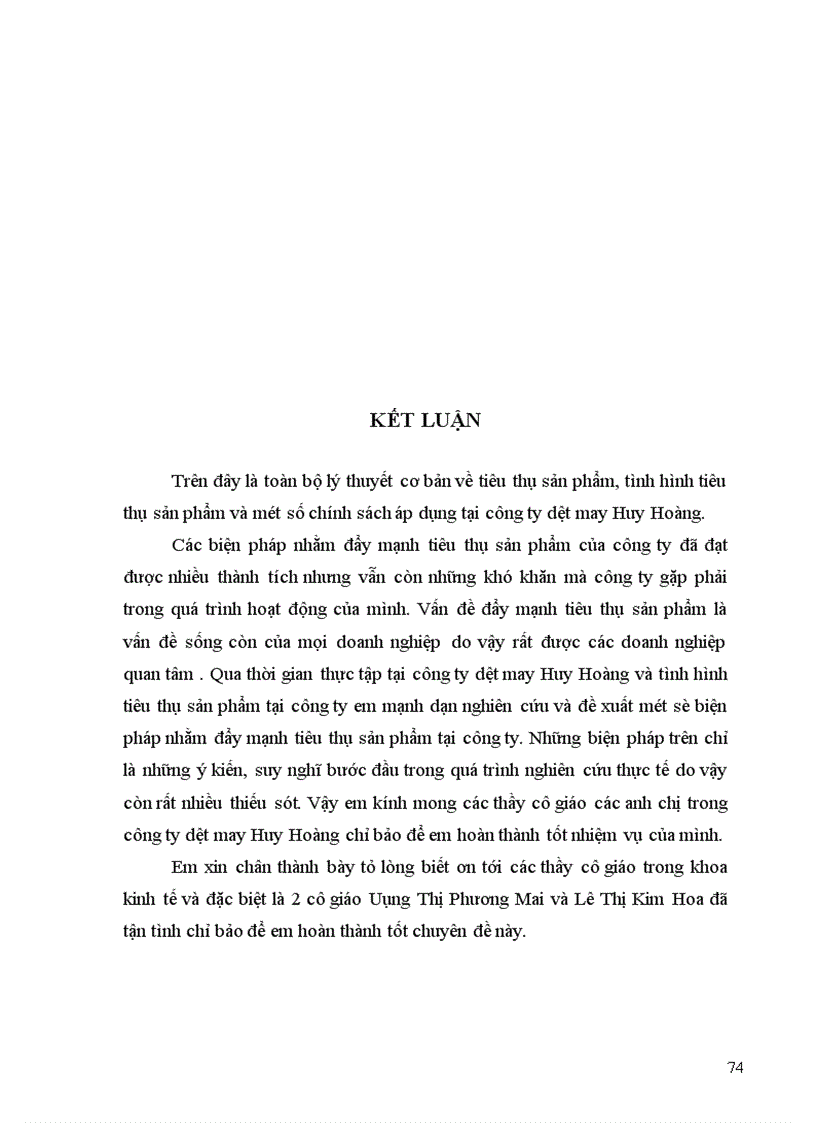 image for page Nghiên cứu các giải pháp nhằm phát triển thị trường tiêu thụ sản phẩm của Công ty dệt may xuất nhập khẩu Huy Hoàng