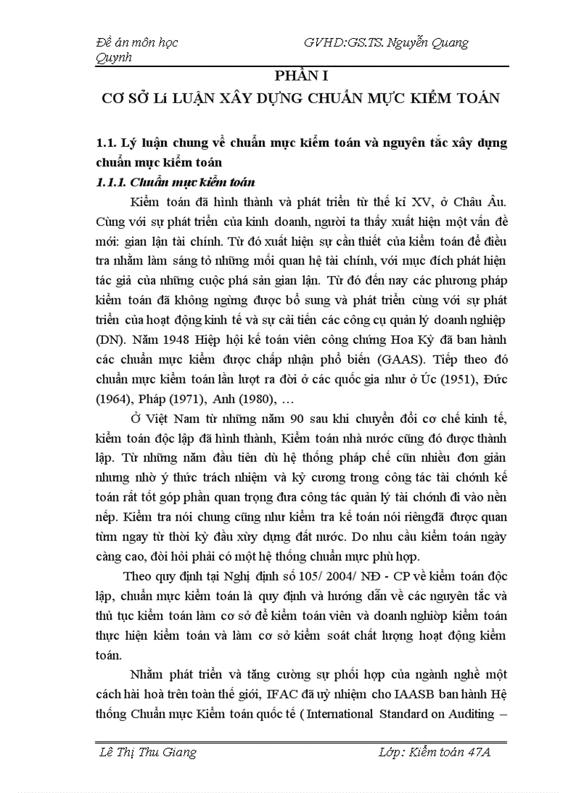 image for page Xây dựng chuẩn mực kiểm toán