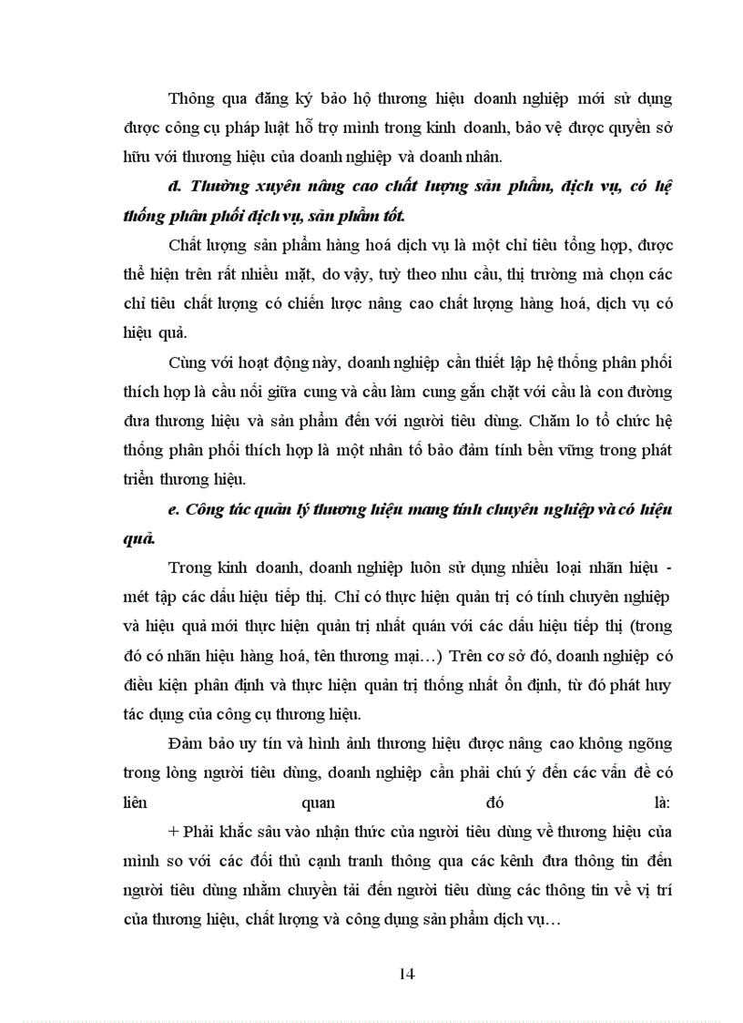 image for page Một số giải pháp để giải quyết vấn đề thương hiệu của nước ta hiện nay