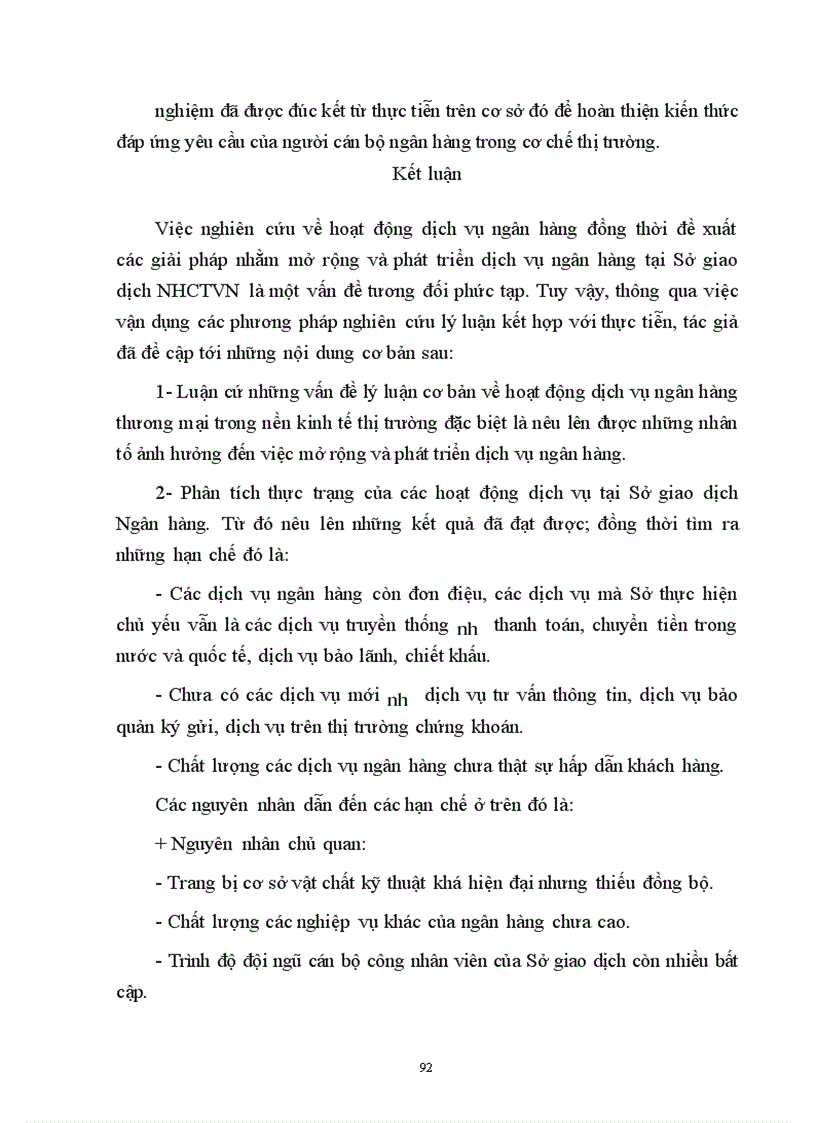 image for page Giải pháp mở rộng và phát triển dịch vụ Ngân hàng tại Sở giao dịch Ngân hàng Công thương Việt Nam