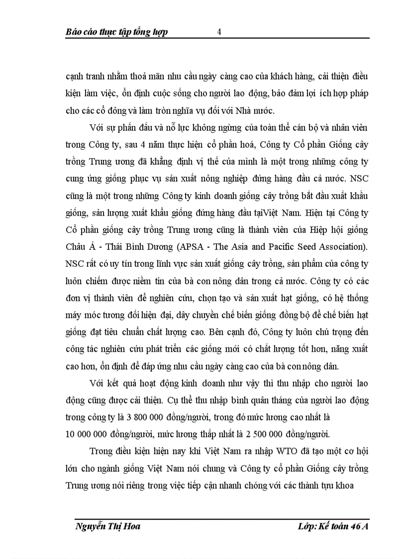 image for page Báo cáo thực tập tổng hơp tại Công ty cổ phần Giống cây trồng Trung ương