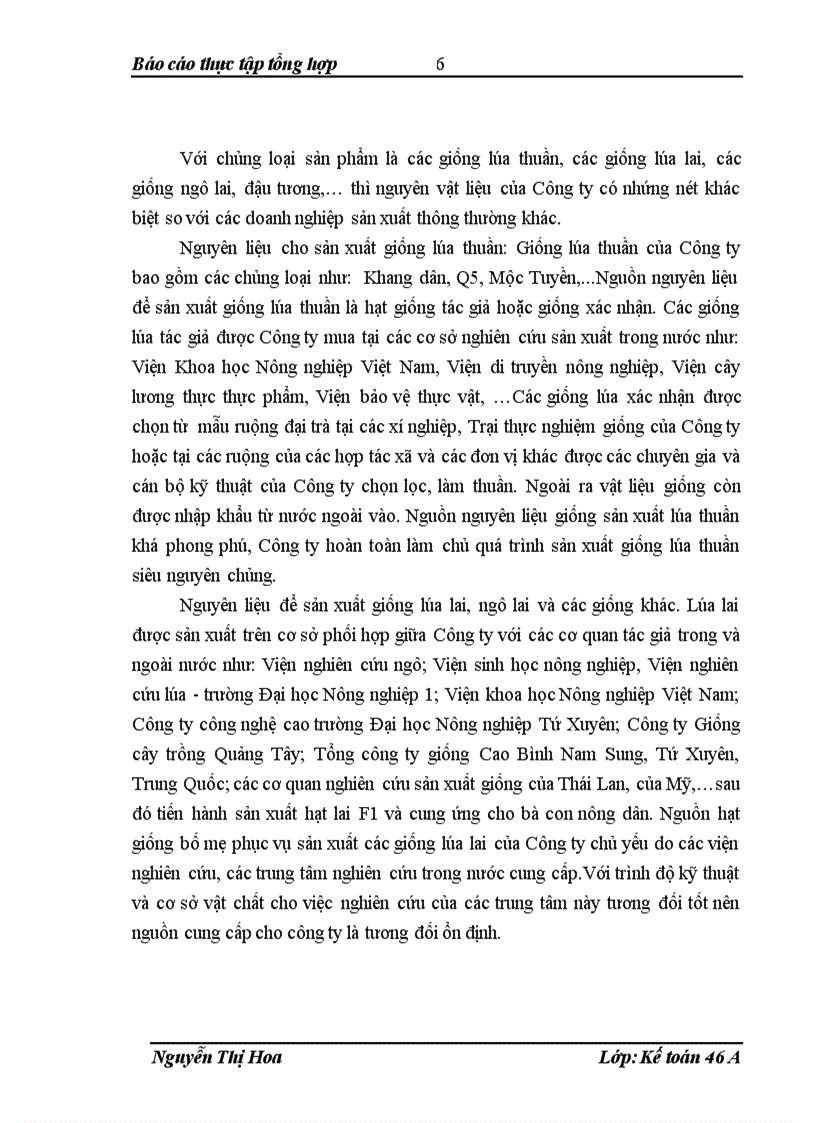 image for page Báo cáo thực tập tổng hơp tại Công ty cổ phần Giống cây trồng Trung ương