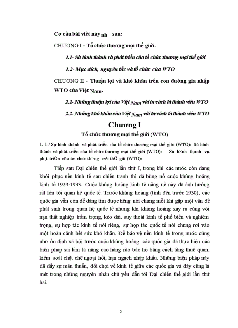 image for page Tổ chức thương mại thế giới