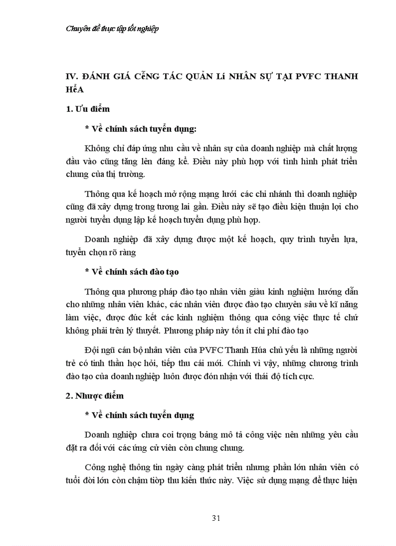 image for page Một số giải pháp hoàn thiện công tác quản lí nhân sự tại PVFC Thanh hóa