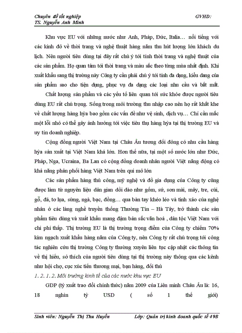 image for page Đẩy mạnh hoạt động xuất khẩu hàng thủ công mỹ nghệ sang thị trường EU của Công ty TNHH LV và Hòn Ngọc Viễn Đông