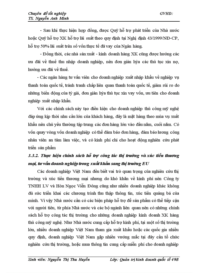 image for page Đẩy mạnh hoạt động xuất khẩu hàng thủ công mỹ nghệ sang thị trường EU của Công ty TNHH LV và Hòn Ngọc Viễn Đông