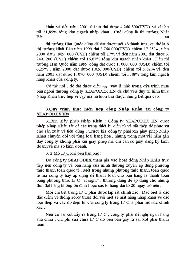 image for page Thực trạng và một số giải pháp nhằm nâng cao hiệu quả của quá trình thực hiện hợp đồng Nhập Khẩu một số mặt hàng tại công ty Xuất Nhập Khẩu SEAPRODEX Hà Nội.
