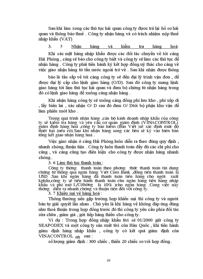 image for page Thực trạng và một số giải pháp nhằm nâng cao hiệu quả của quá trình thực hiện hợp đồng Nhập Khẩu một số mặt hàng tại công ty Xuất Nhập Khẩu SEAPRODEX Hà Nội.