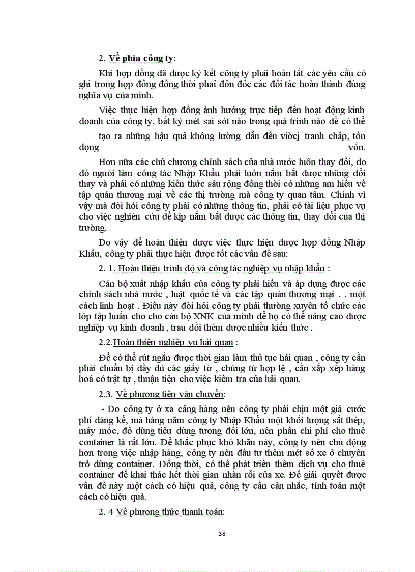 image for page Thực trạng và một số giải pháp nhằm nâng cao hiệu quả của quá trình thực hiện hợp đồng Nhập Khẩu một số mặt hàng tại công ty Xuất Nhập Khẩu SEAPRODEX Hà Nội.