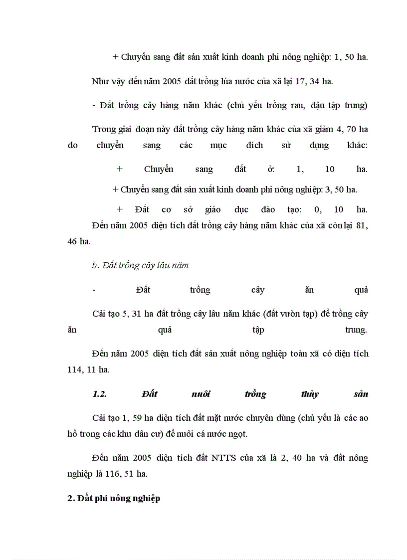 image for page Kế hoạch sử dụng đất của xã Biên Giang huyện Thanh Oai tỉnh Hà Tây giai đoạn 2004 -2010