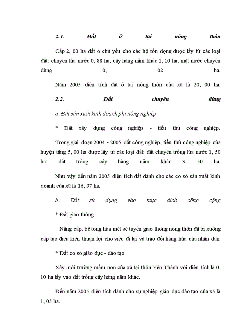 image for page Kế hoạch sử dụng đất của xã Biên Giang huyện Thanh Oai tỉnh Hà Tây giai đoạn 2004 -2010