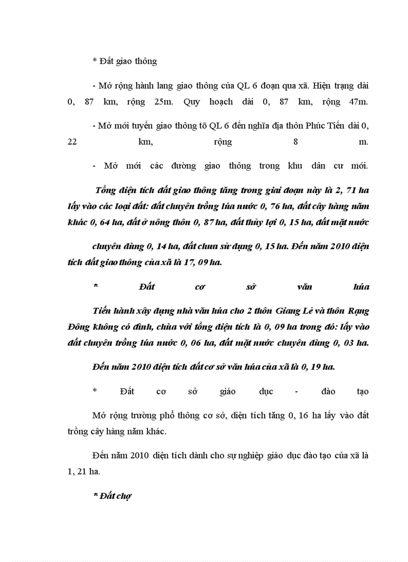 image for page Kế hoạch sử dụng đất của xã Biên Giang huyện Thanh Oai tỉnh Hà Tây giai đoạn 2004 -2010