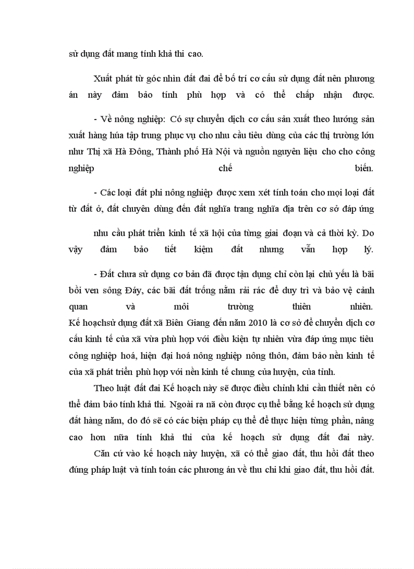 image for page Kế hoạch sử dụng đất của xã Biên Giang huyện Thanh Oai tỉnh Hà Tây giai đoạn 2004 -2010