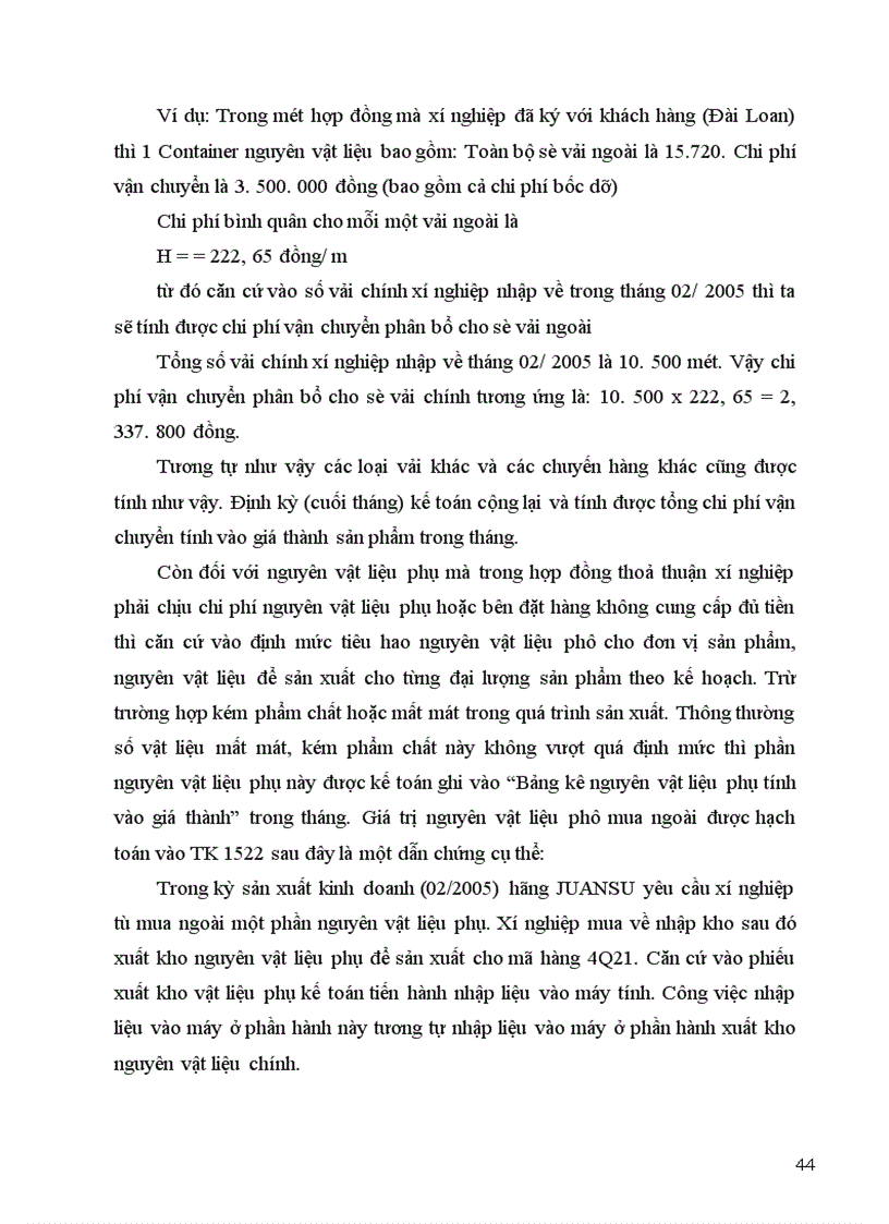 image for page Tổ chức công tác kế toán chi phí sản xuất và tính giá thành sản phẩm tại Xí nghiệp Sản xuất – Xuất nhập khẩu Việt An