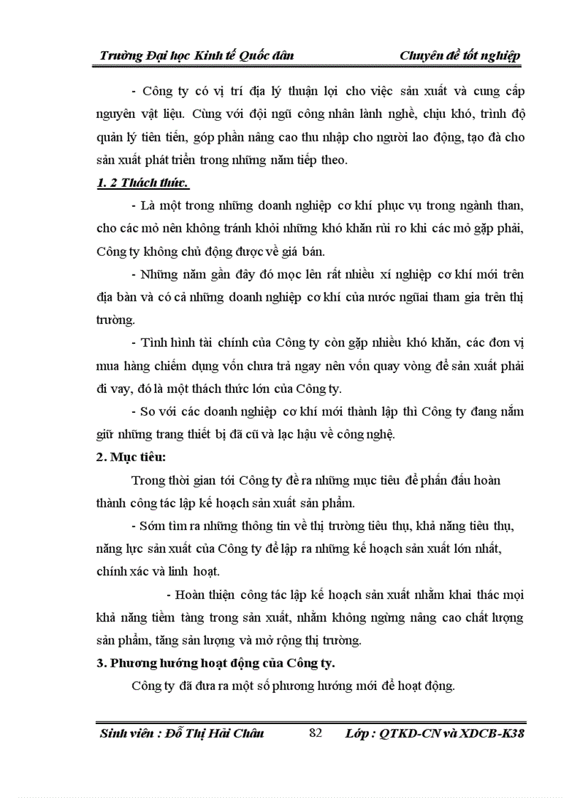 image for page Lập kế hoạch sản xuất sản phẩm cơ khí tại Công ty Cổ phần Cơ khí Mạo Khê