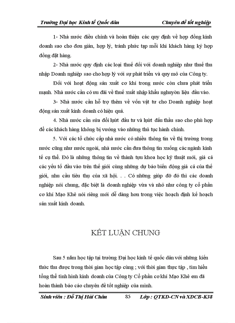 image for page Lập kế hoạch sản xuất sản phẩm cơ khí tại Công ty Cổ phần Cơ khí Mạo Khê