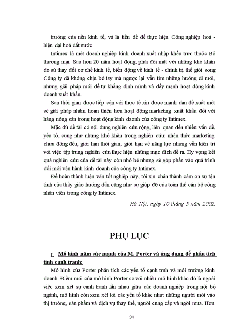 image for page Một số giải pháp nhằm hoàn thiện hoạt động marketing xuất khẩu đối với mặt hàng nông sản tại công ty xuất nhập khẩu Intimex