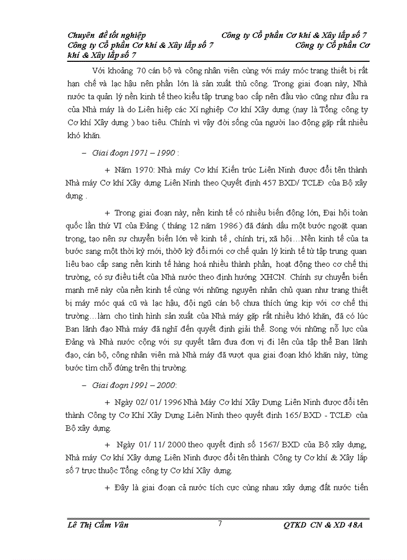 image for page Một số biện pháp nhằm nâng cao hiệu quả sản xuất kinh doanh ở Công ty Cổ phần Cơ khí và Xây lắp số 7