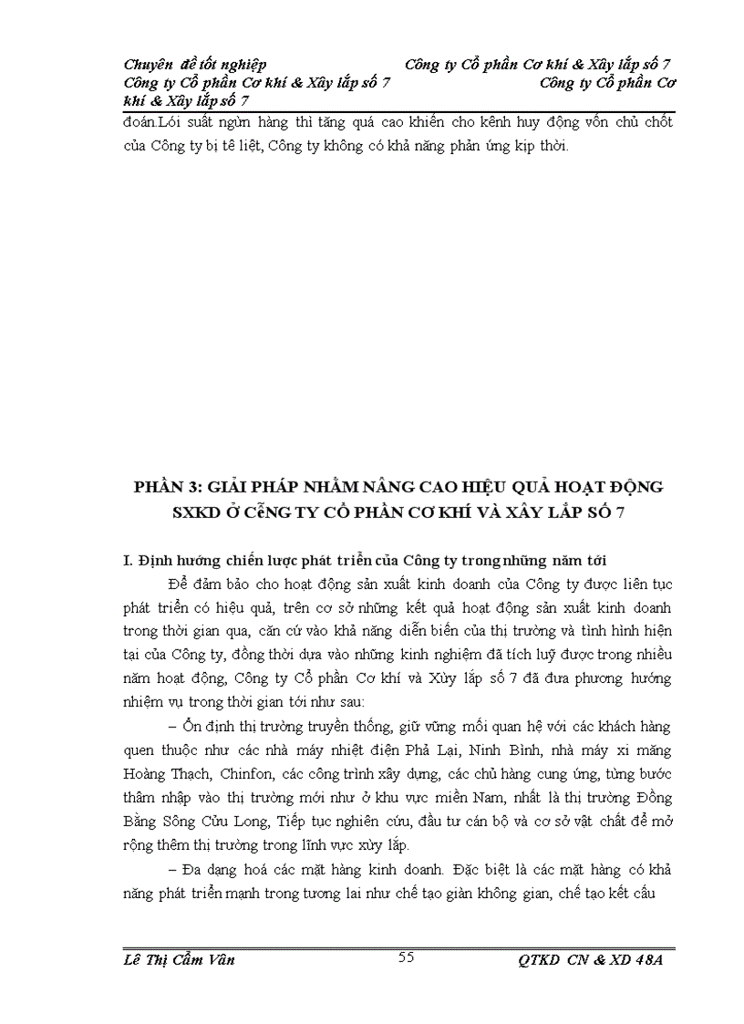 image for page Một số biện pháp nhằm nâng cao hiệu quả sản xuất kinh doanh ở Công ty Cổ phần Cơ khí và Xây lắp số 7