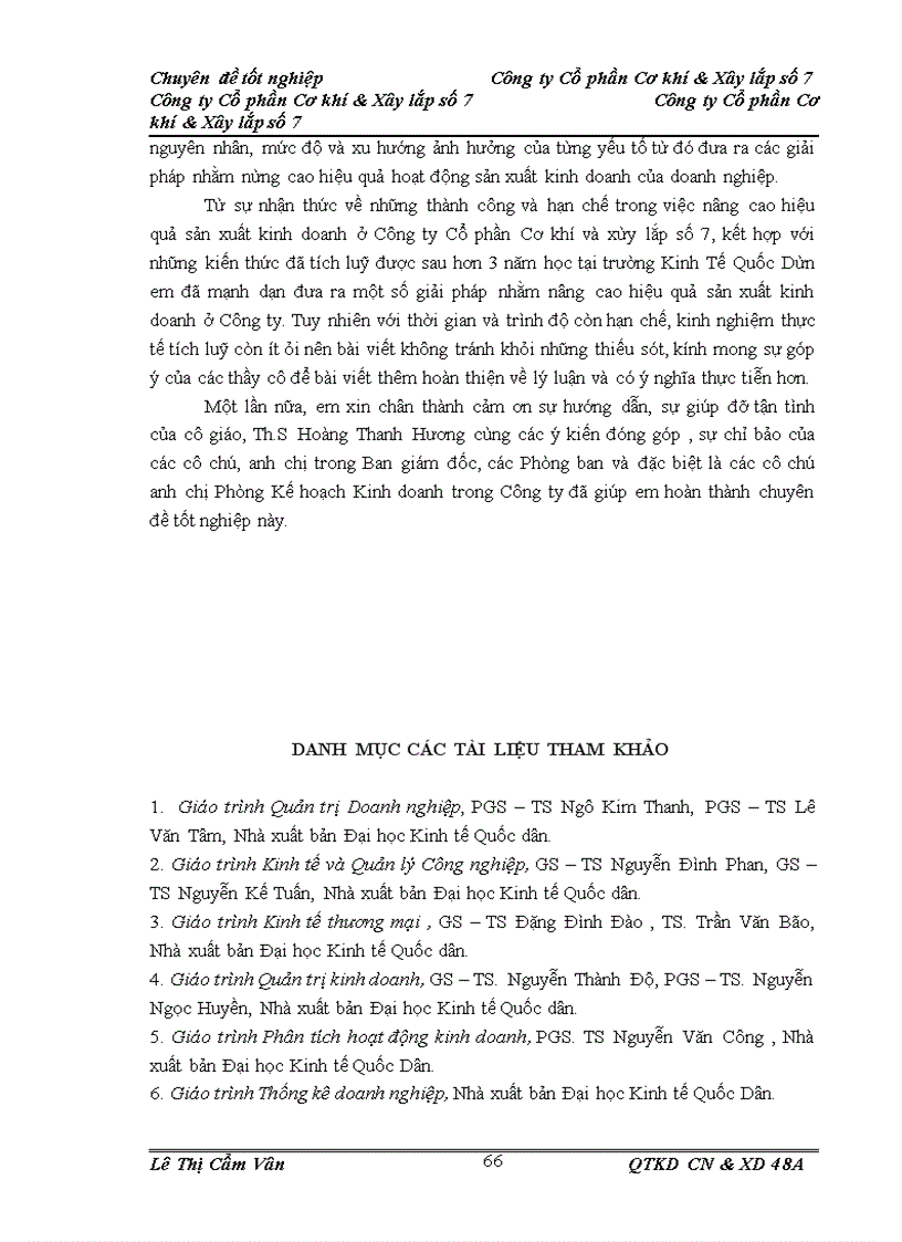 image for page Một số biện pháp nhằm nâng cao hiệu quả sản xuất kinh doanh ở Công ty Cổ phần Cơ khí và Xây lắp số 7