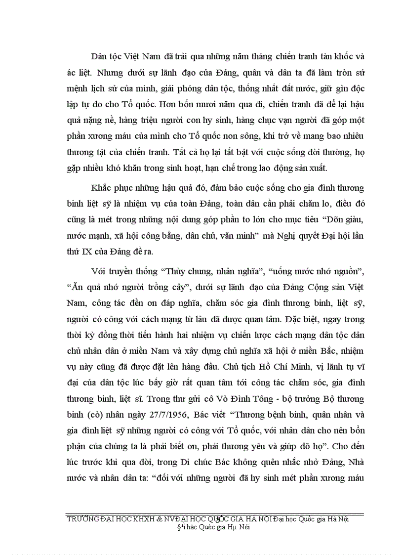 image for page Sự tác động của chính sách xã hội đối với gia đình thương binh liệt sĩ trong thời kỳ kinh tế thị trường hiện nay