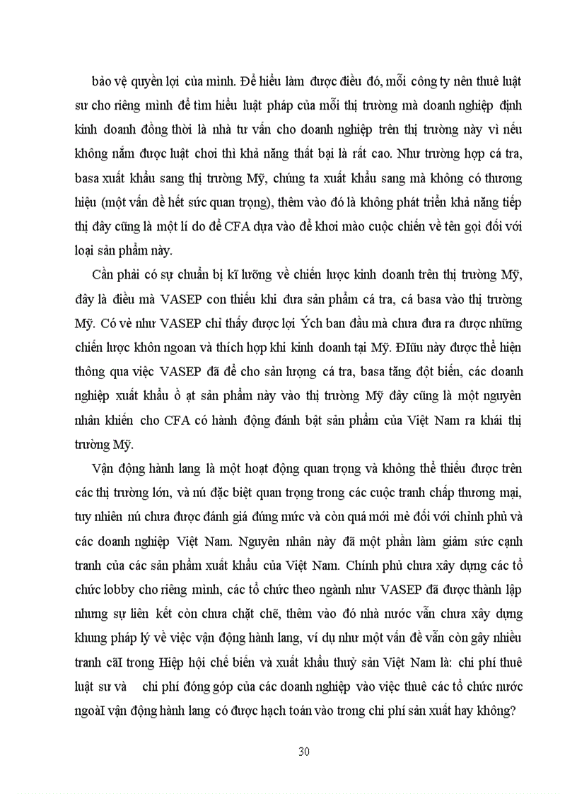 image for page Ảnh hưởng của vận động hành lang tới vụ kiện cá tra, cá basa của Việt Nam