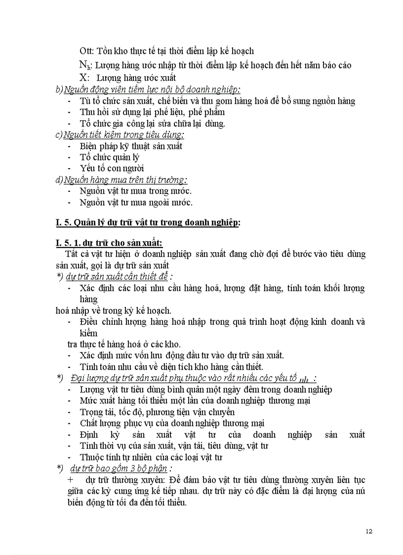 image for page Phân tích tình hình quản lý vật tư và xây dựng các biện pháp quản lý vật tư ở Công ty May Phù Đổng