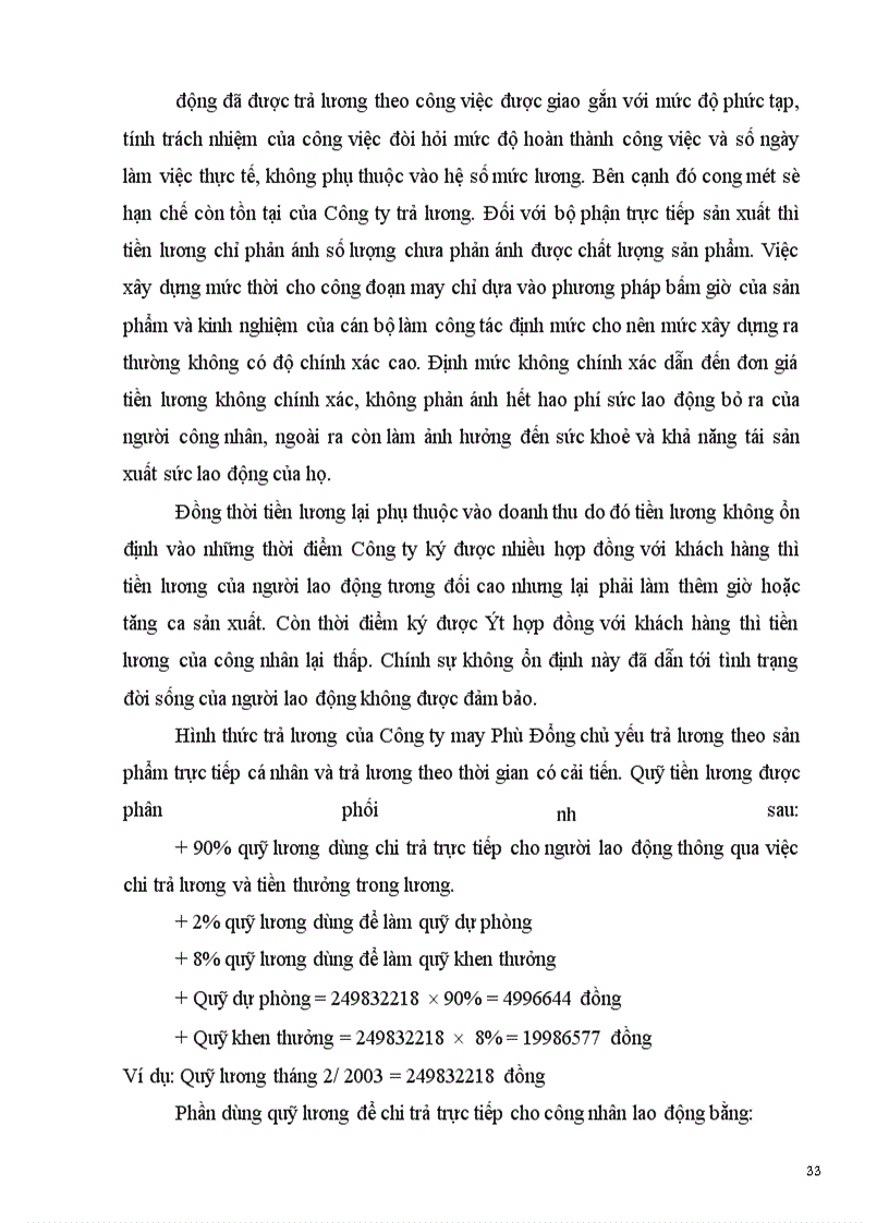 image for page Phân tích tình hình quản lý vật tư và xây dựng các biện pháp quản lý vật tư ở Công ty May Phù Đổng