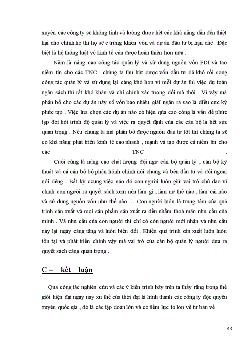 image for page Bản chất và vai trò của các tổ chức độc quyền xuyên quốc gia