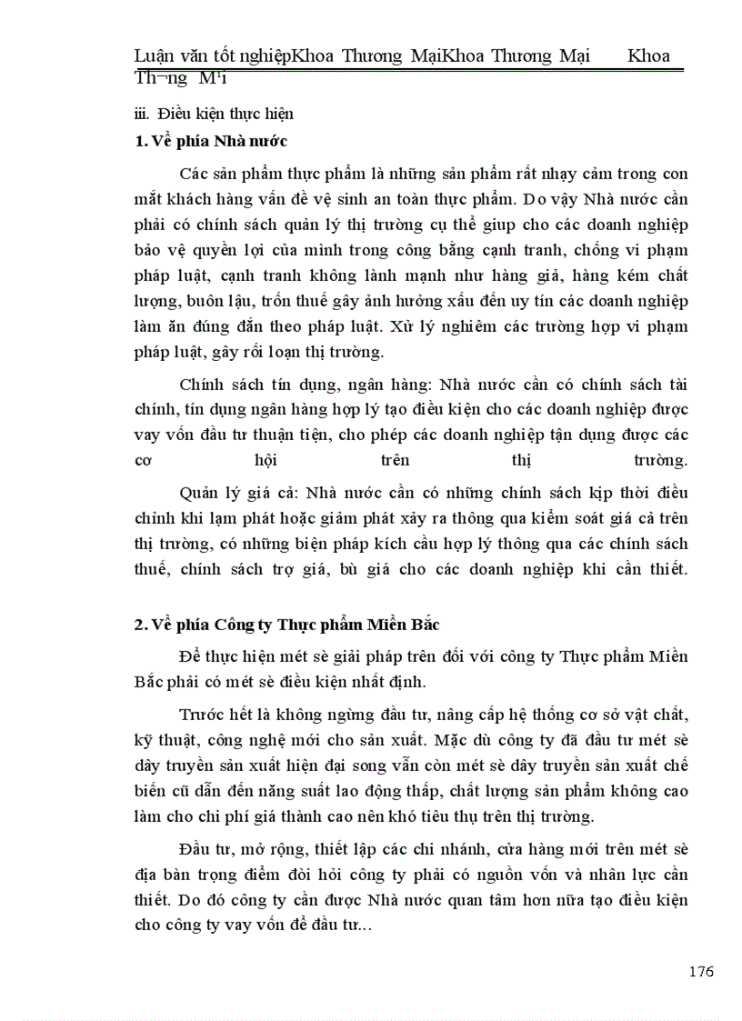 image for page Một số biện pháp đẩy mạnh hoạt động tiêu thụ sản phẩm ở công ty thực phẩm miền Bắc