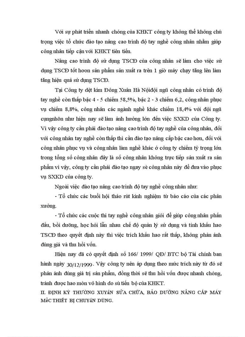 image for page Một số biện pháp để nâng cao hiệu quả sử dụng vốn cố định ở Công ty dệt kim đông xuân Hà Nội