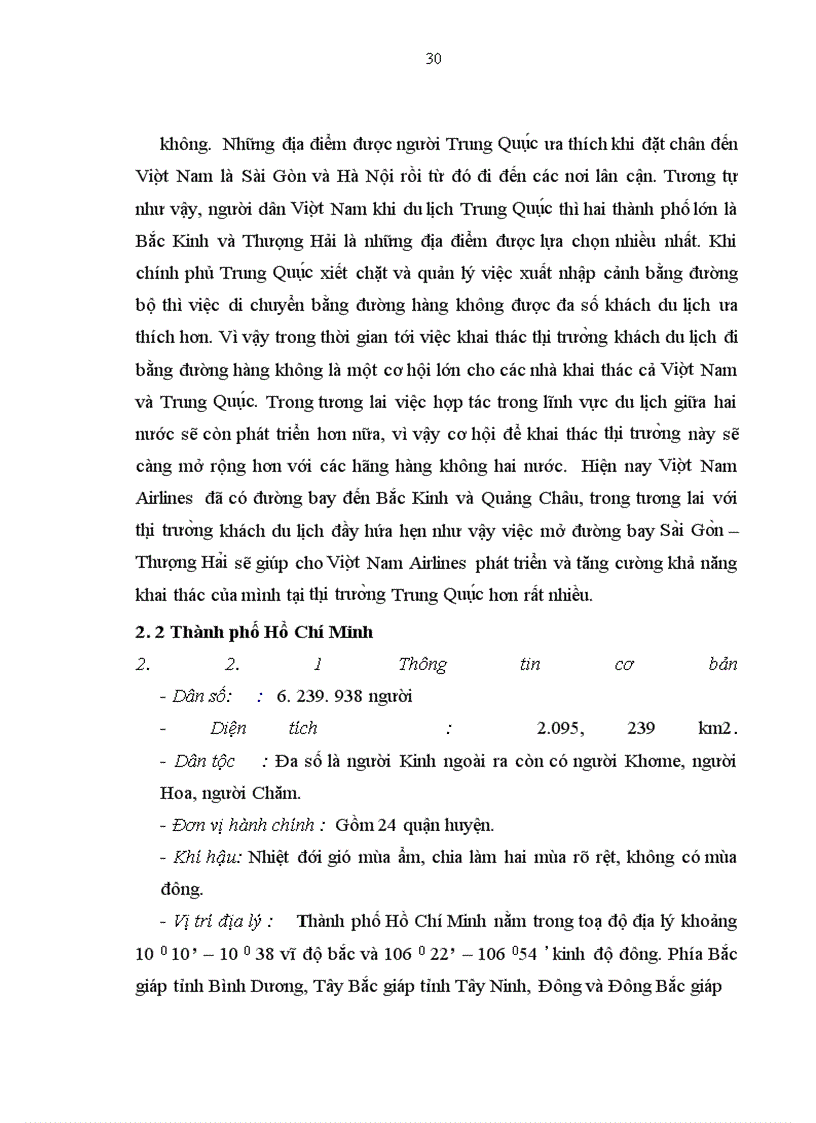 image for page Những yếu tố môi trường tác động đến việc mở đường bay sài gòn –thượng hải