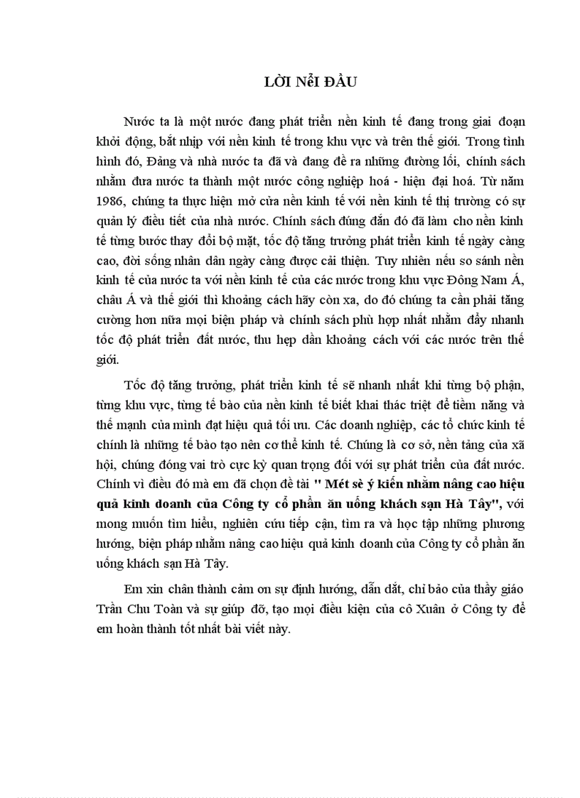image for page Một số ý kiến nhằm nâng cao hiệu quả kinh doanh của Công ty cổ phần ăn uống khách sạn Hà Tây