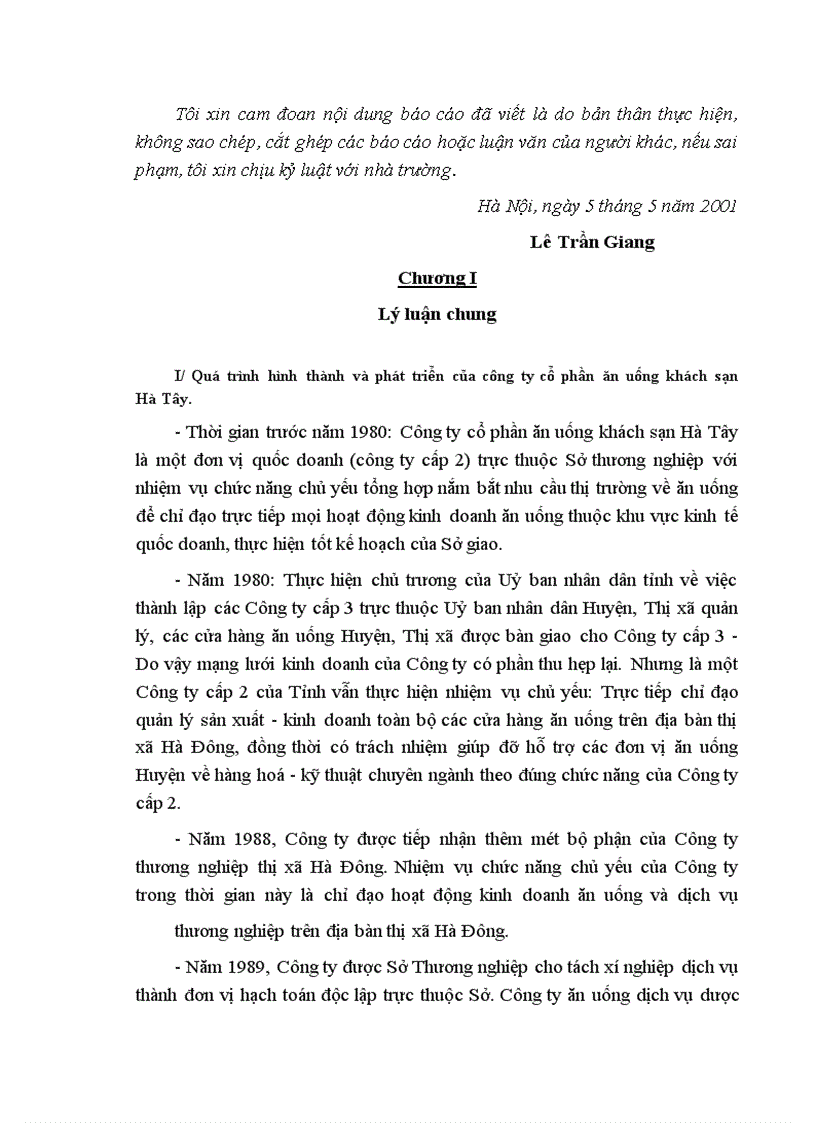 image for page Một số ý kiến nhằm nâng cao hiệu quả kinh doanh của Công ty cổ phần ăn uống khách sạn Hà Tây