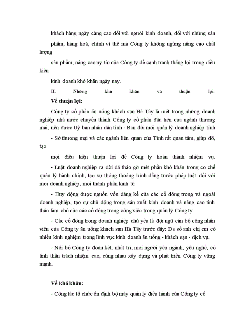 image for page Một số ý kiến nhằm nâng cao hiệu quả kinh doanh của Công ty cổ phần ăn uống khách sạn Hà Tây