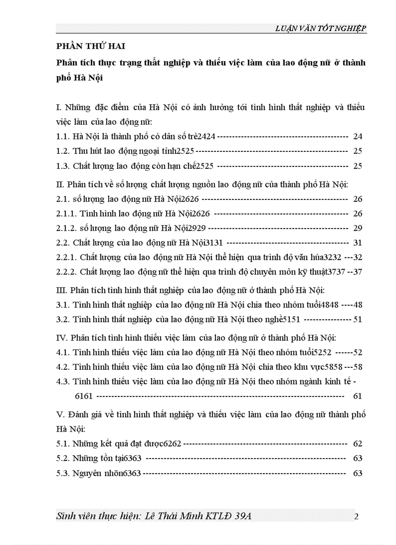 image for page Hiện trạng lao động chưa có việc làm ở Hà nội