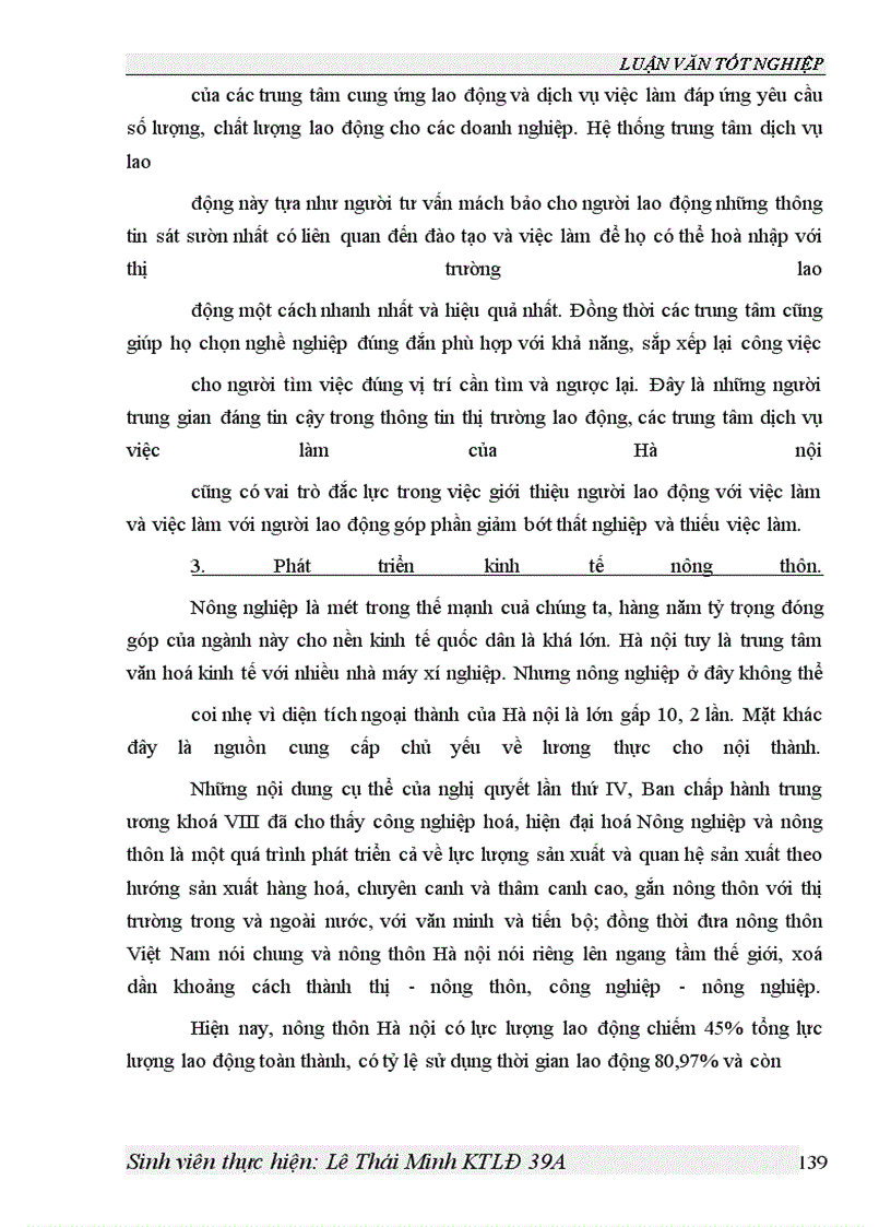 image for page Hiện trạng lao động chưa có việc làm ở Hà nội