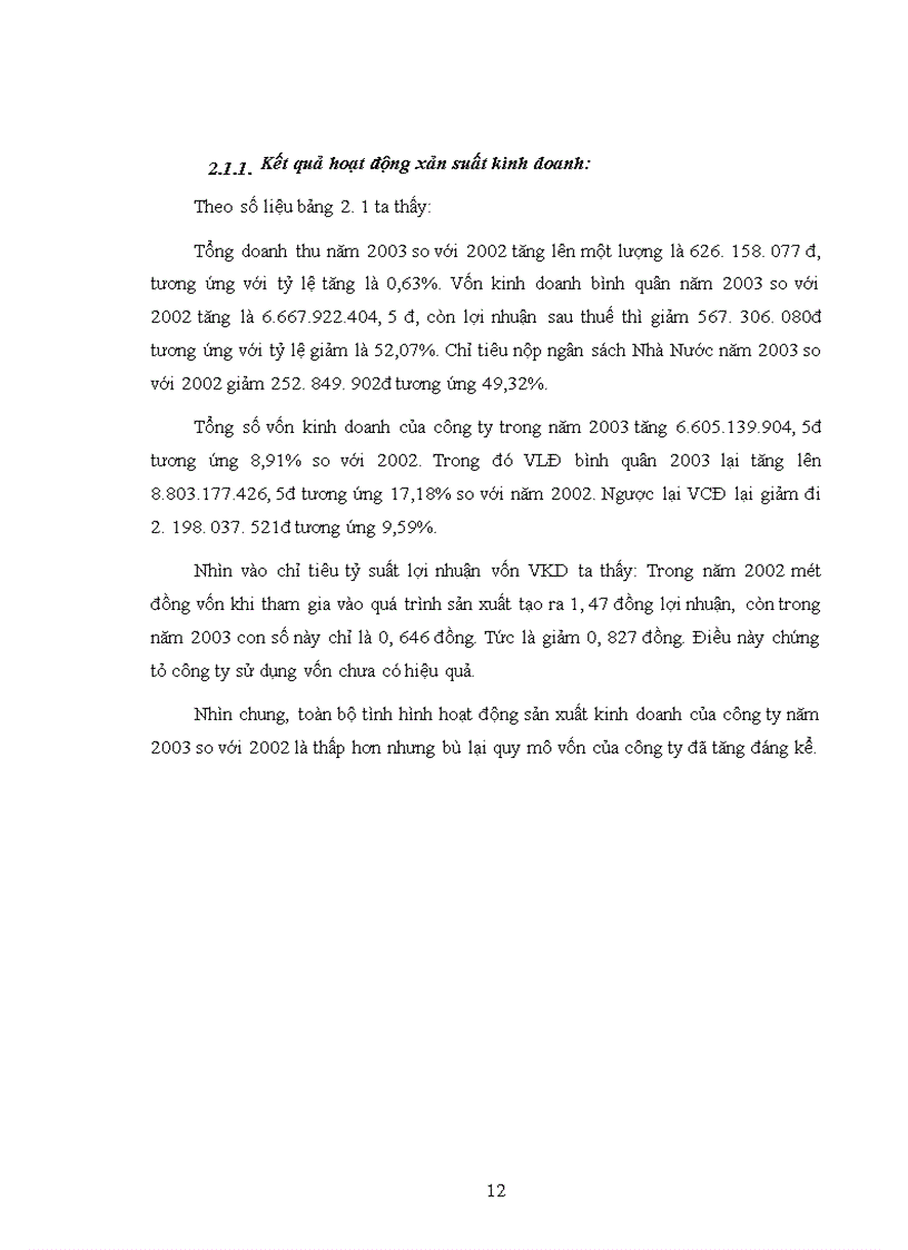 image for page Các phương pháp nhằm nâng cao hiệu quả sử dụng vốn ở công ty giầy vải Thượng Đình