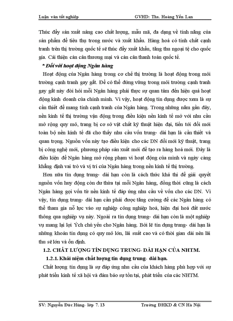 image for page Một số giải pháp nâng cao chất lượng tín dụng trung- dài hạn tại Chi nhánh Ngân hàng ĐT&PT Hải Dương