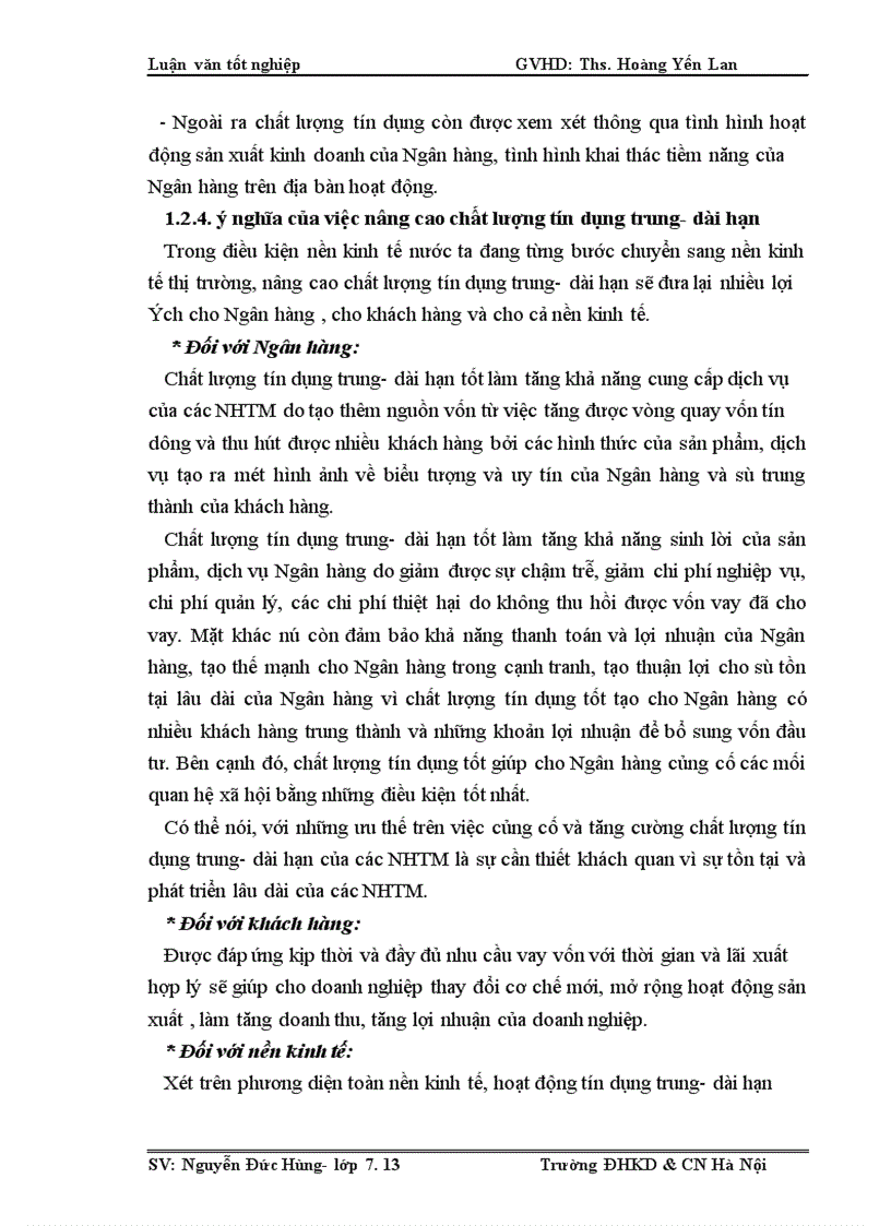 image for page Một số giải pháp nâng cao chất lượng tín dụng trung- dài hạn tại Chi nhánh Ngân hàng ĐT&PT Hải Dương