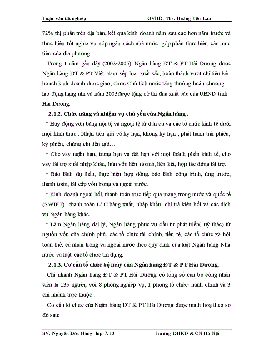 image for page Một số giải pháp nâng cao chất lượng tín dụng trung- dài hạn tại Chi nhánh Ngân hàng ĐT&PT Hải Dương